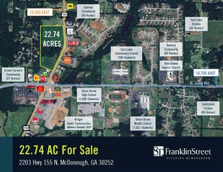 Plus de détails pour 2203 Highway 155 N, Mcdonough, GA - Terrain à vendre