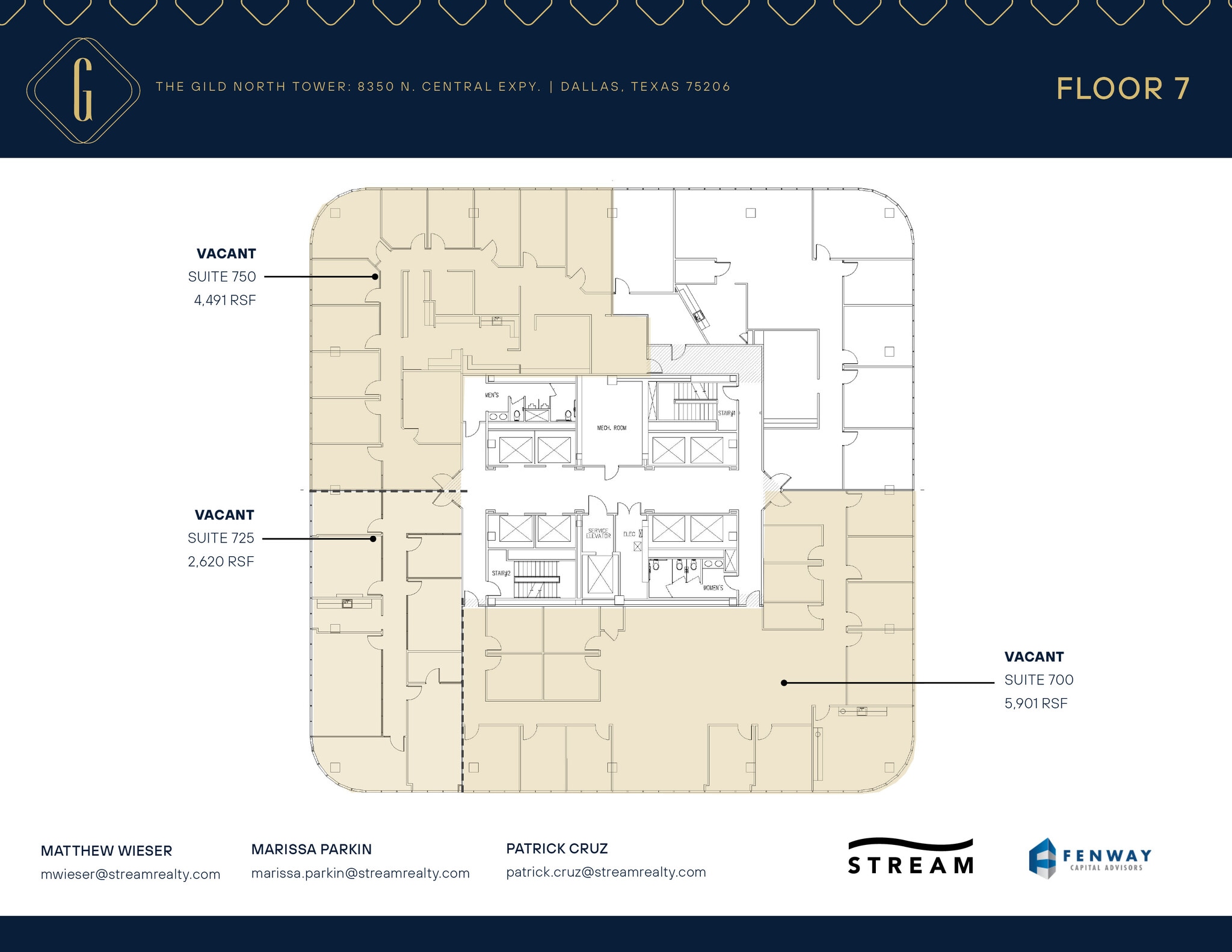 8350 N Central Expy, Dallas, TX for lease Floor Plan- Image 1 of 1