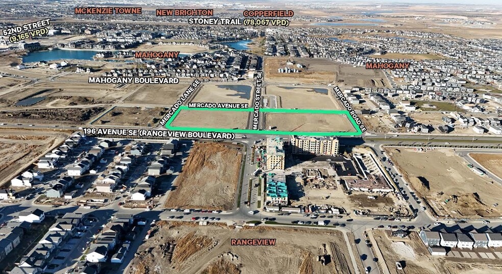 62 Mercado St SE, Calgary, AB for lease - Aerial - Image 1 of 2