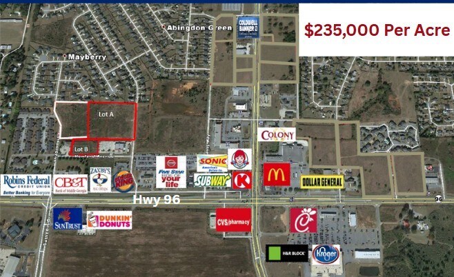 Latham Drive, Warner Robins, GA à vendre - Photo du bâtiment - Image 2 de 3