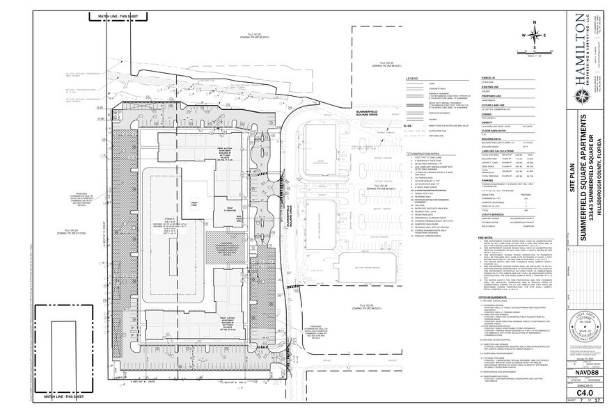 13161 Summerfield Square Dr, Riverview, FL à vendre - Plan de site - Image 2 de 2