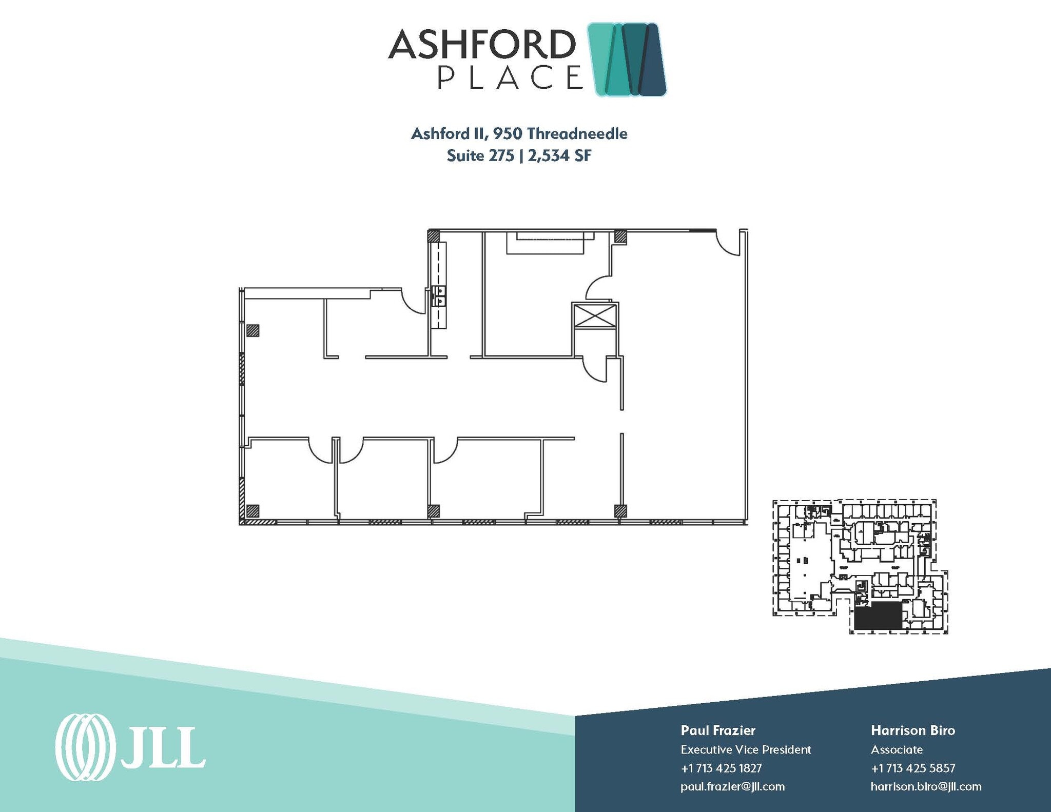 950 Threadneedle St, Houston, TX à louer Plan d’étage- Image 1 de 1