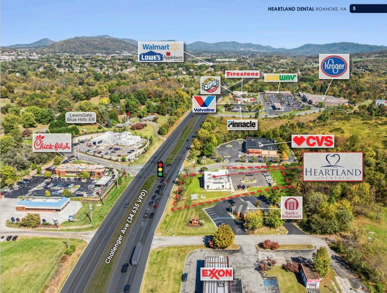 3911 Challenger Ave, Roanoke, VA à vendre - Photo du bâtiment - Image 3 de 5