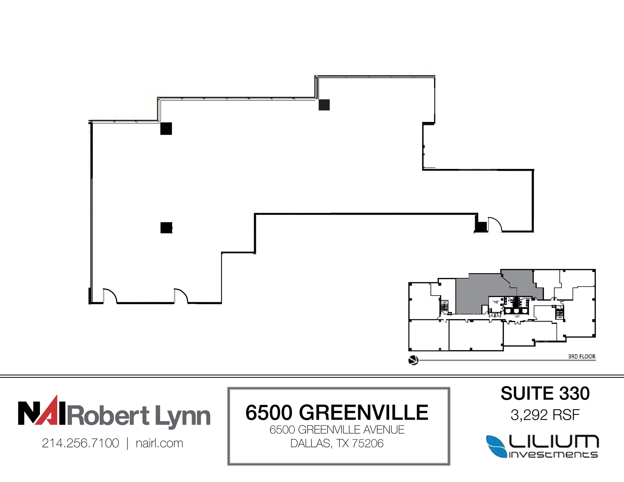 6500 Greenville Ave, Dallas, TX for lease Floor Plan- Image 1 of 2