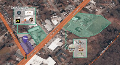 1012 Laurens Rd, Greenville, SC - Aérien Vue de la carte