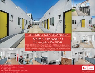 More details for 5928 S Hoover St, Los Angeles, CA - Multifamily for Sale