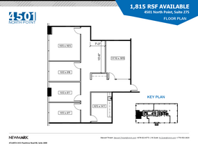 4501 North Point Pky, Alpharetta, GA à louer Plan d’étage- Image 1 de 1