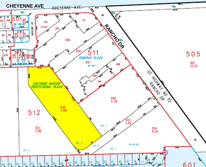 3013 N Rancho Dr, Las Vegas, NV à louer - Plan cadastral - Image 2 de 12