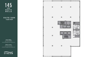 145 S Wells St, Chicago, IL à louer Plan d  tage- Image 1 de 1