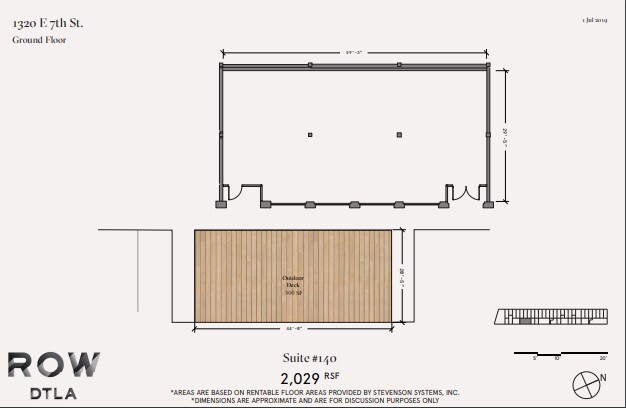 777 S Alameda St, Los Angeles, CA à louer Plan d’étage- Image 1 de 1