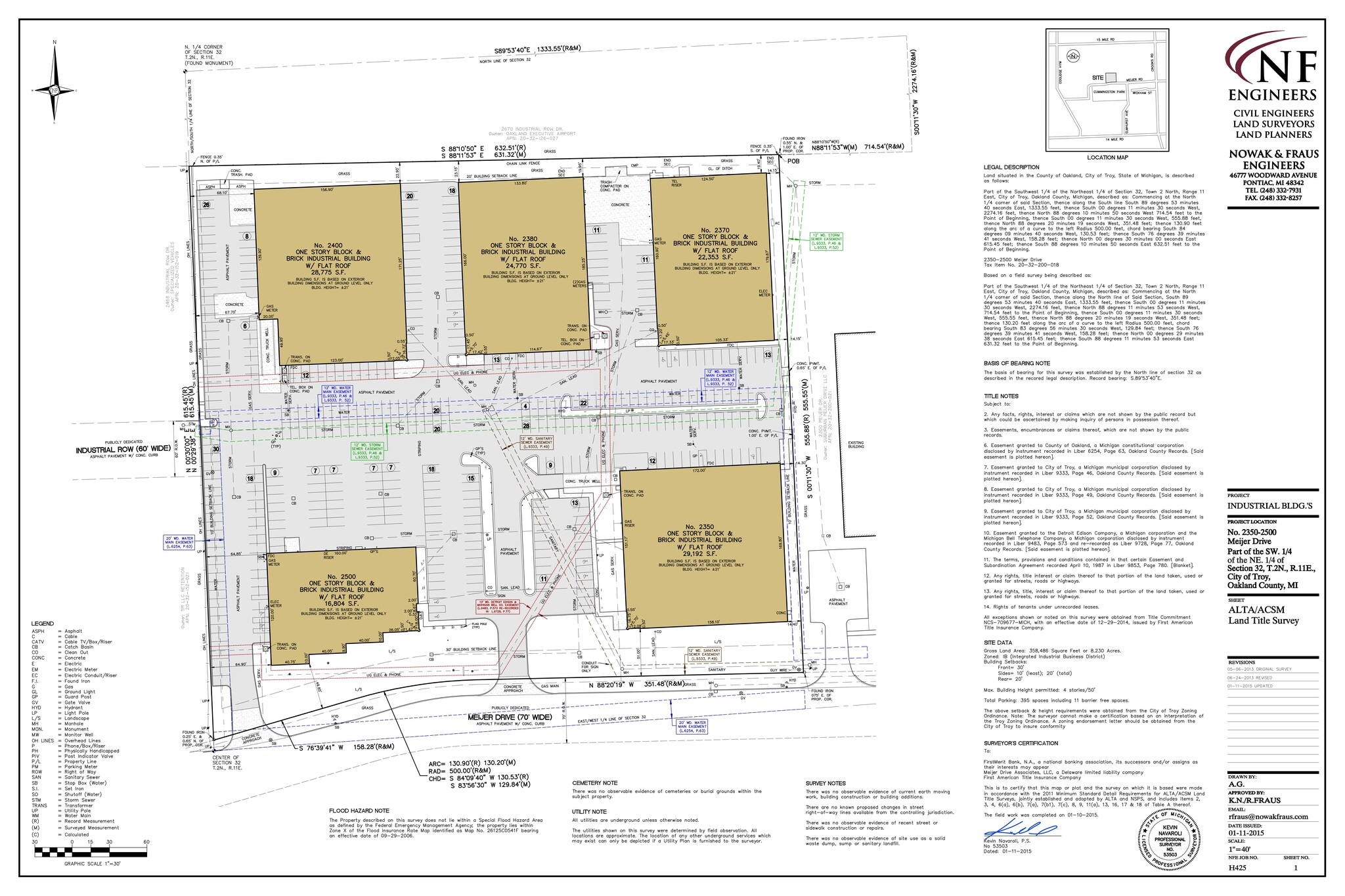 2370 Meijer Dr, Troy, MI à louer Plan de site- Image 1 de 1