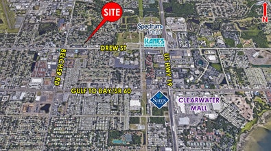 2270 Drew St, Clearwater, FL - Aerial map view