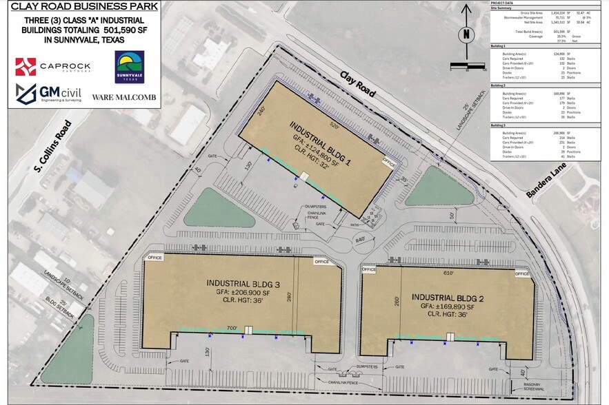 TBD S Clay Rd, Sunnyvale, TX for lease - Site Plan - Image 2 of 2