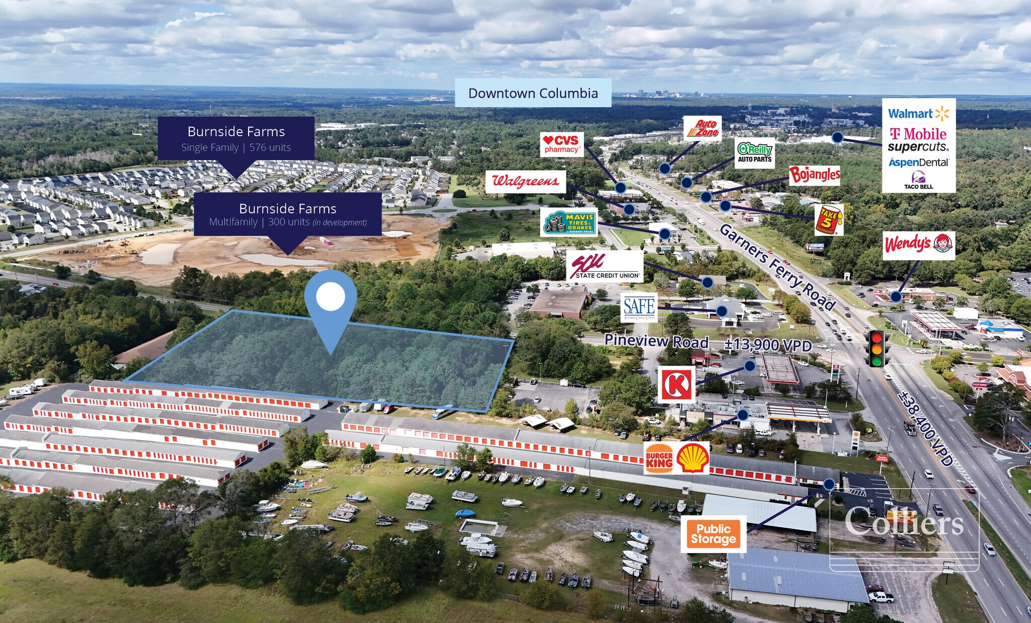 1920 Pineview Rd, Columbia, SC à vendre Aérien- Image 1 de 7