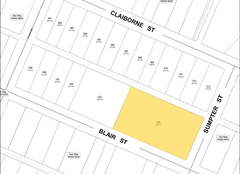 1700 Blair St, Richmond, VA à vendre - Plan cadastral - Image 2 de 6