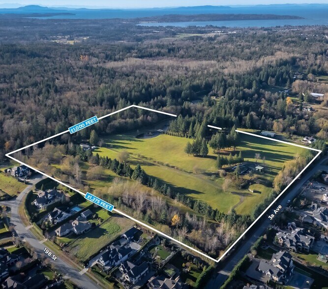 19683 0 Av, Langley, BC for sale - Aerial - Image 1 of 2