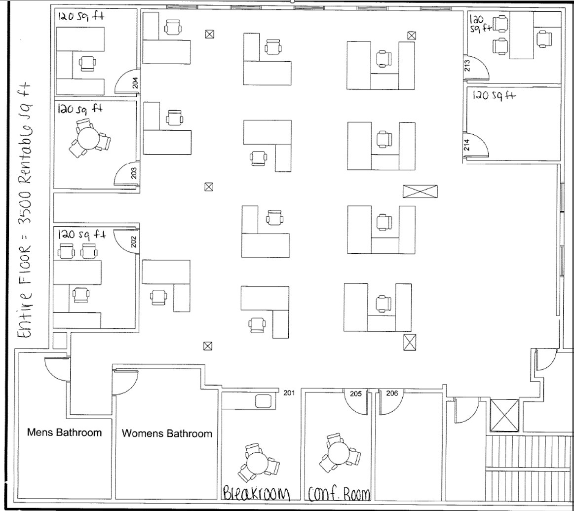 2050 Riverside Dr, Green Bay, WI à louer Plan d  tage- Image 1 de 1