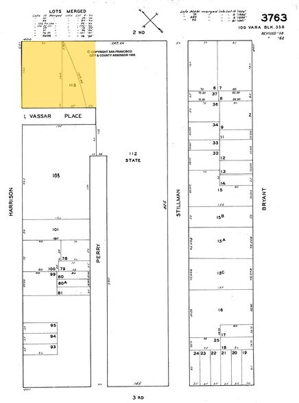 400 2nd St, San Francisco, CA à louer - Plan cadastral - Image 2 de 2