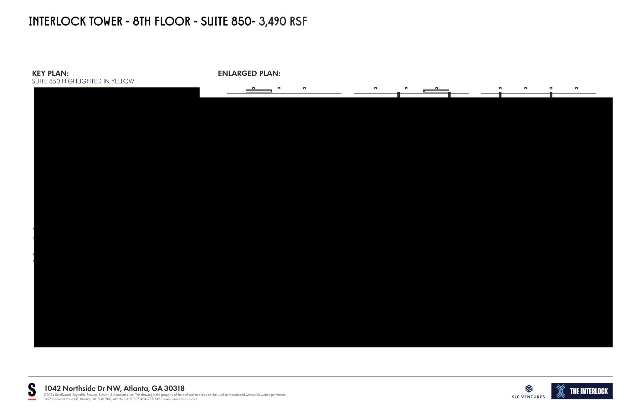 1042 Northside Dr NW, Atlanta, GA à louer Plan de site- Image 1 de 1