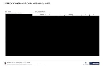 1042 Northside Dr NW, Atlanta, GA à louer Plan de site- Image 1 de 1