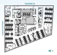 125 Queens Quay E, Toronto, ON for lease Floor Plan- Image 1 of 1
