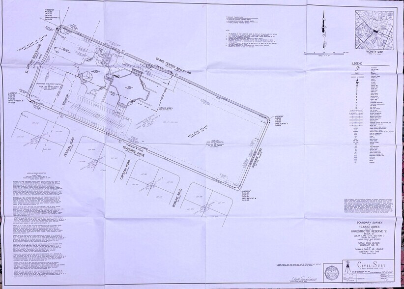 15700 Space Center Blvd, Houston, TX à vendre - Plan cadastral - Image 2 de 9