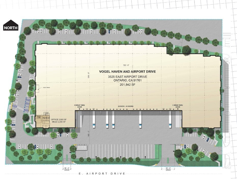 3525 E Airport Dr, Ontario, CA for lease Floor Plan- Image 1 of 1