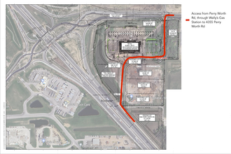 4355 Perry Worth Rd, Whitestown, IN - aerial  map view