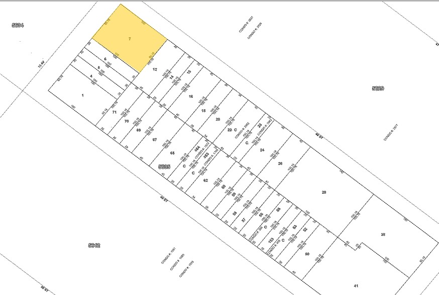 4805 13th Ave, Brooklyn, NY à louer - Plan cadastral - Image 2 de 8