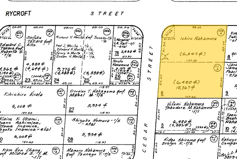 1303 Rycroft St, Honolulu, HI à vendre - Plan cadastral - Image 3 de 23