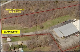 182 Old Route 9, Fishkill, NY - AÉRIEN  Vue de la carte