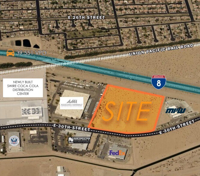 7800 E 30th St, Yuma, AZ à vendre - Aérien - Image 2 de 6