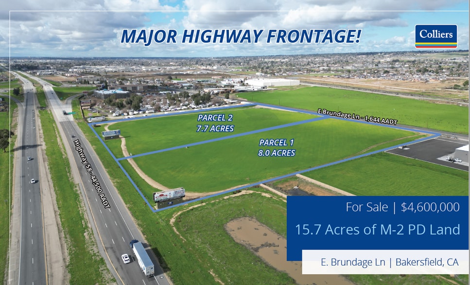 E Brundage Ln, Bakersfield, CA for sale - Building Photo - Image 1 of 3