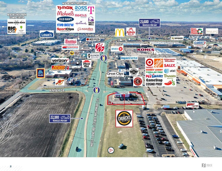 1586 W Lane Rd, Machesney Park, IL à vendre - Photo du bâtiment - Image 2 de 7