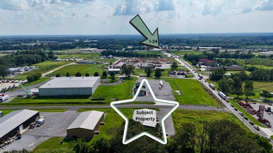 1084 Falconite Oakes Dr, Paducah, KY - AERIAL  map view