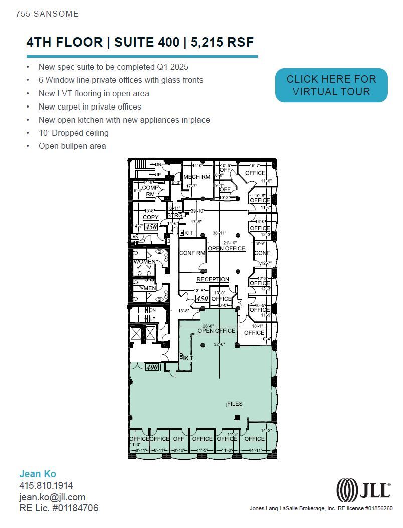 755 Sansome St, San Francisco, CA for lease Floor Plan- Image 1 of 4