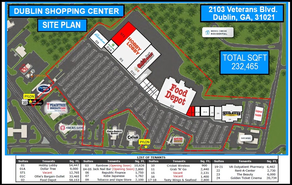 2101-2103 Veterans Blvd, Dublin, GA for lease - Building Photo - Image 2 of 5