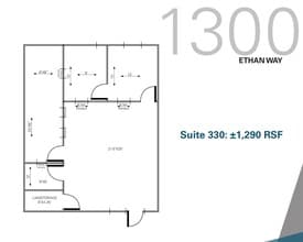 1300 Ethan Way, Sacramento, CA for lease Floor Plan- Image 1 of 1