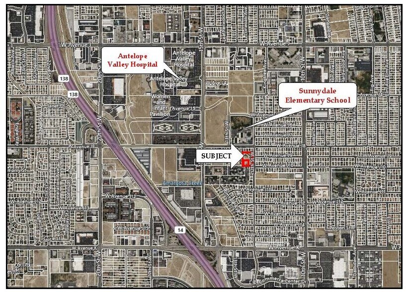 43947 12th St W, Lancaster, CA à vendre - Aérien - Image 2 de 3