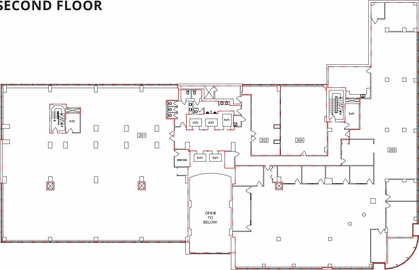 10830 Jasper Ave NW, Edmonton, AB for lease Floor Plan- Image 1 of 1