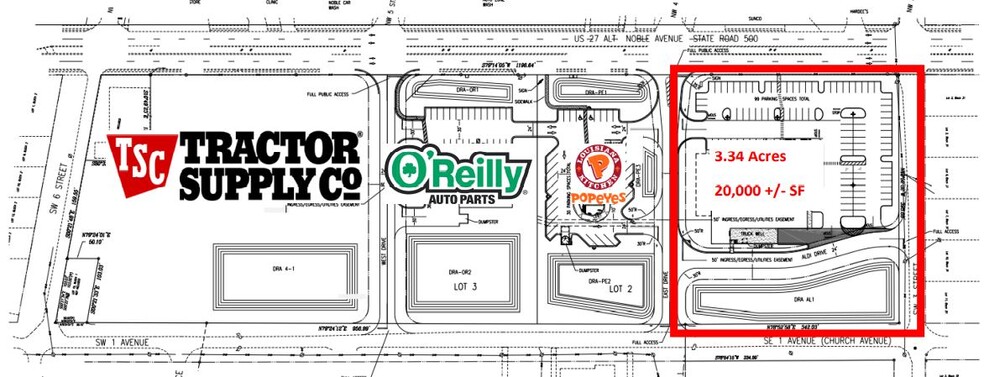 130 SW 3rd St, Williston, FL à louer - Plan de site - Image 2 de 2