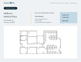 1918 Randolph Rd, Charlotte, NC for lease Site Plan- Image 1 of 1