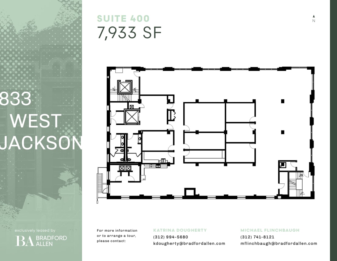 833 W Jackson Blvd, Chicago, IL for lease Floor Plan- Image 1 of 6