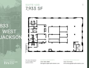 833 W Jackson Blvd, Chicago, IL for lease Floor Plan- Image 1 of 6