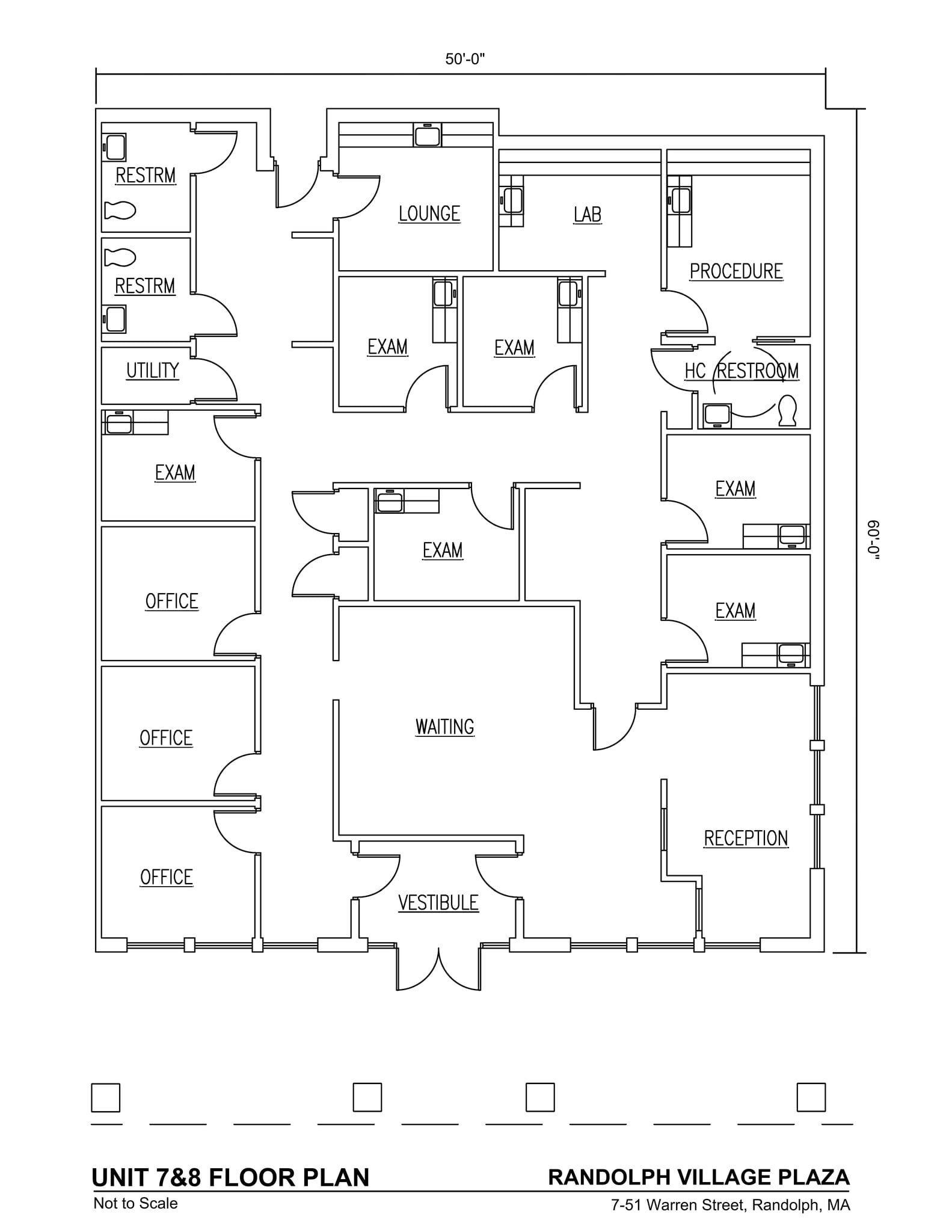 29-39 Warren St, Randolph, MA à louer Plan de site- Image 1 de 1