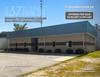 Plus de détails pour 137 Business Park Dr, Lexington, SC - Industriel à vendre