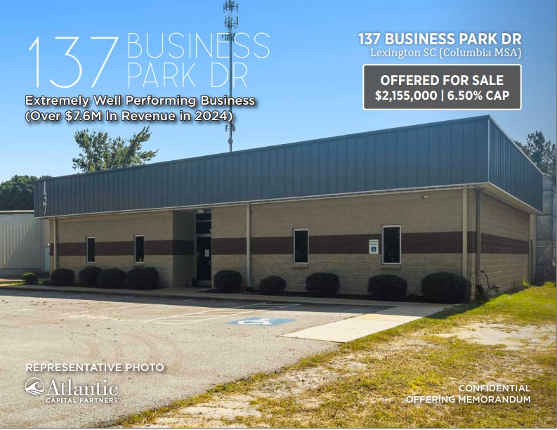 137 Business Park Dr, Lexington, SC for sale Primary Photo- Image 1 of 5