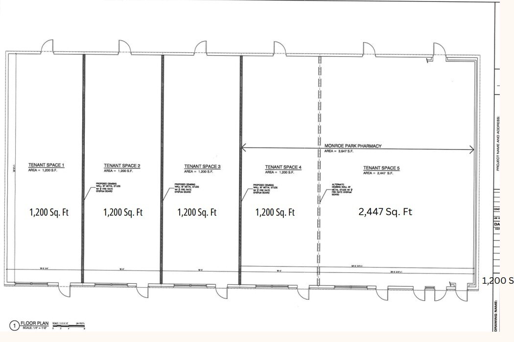 357 Spotswood Englishtown Rd, Monroe Township, NJ for lease Floor Plan- Image 1 of 1
