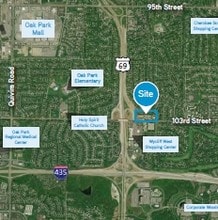 10400 W 103rd St, Overland Park, KS - AÉRIEN  Vue de la carte