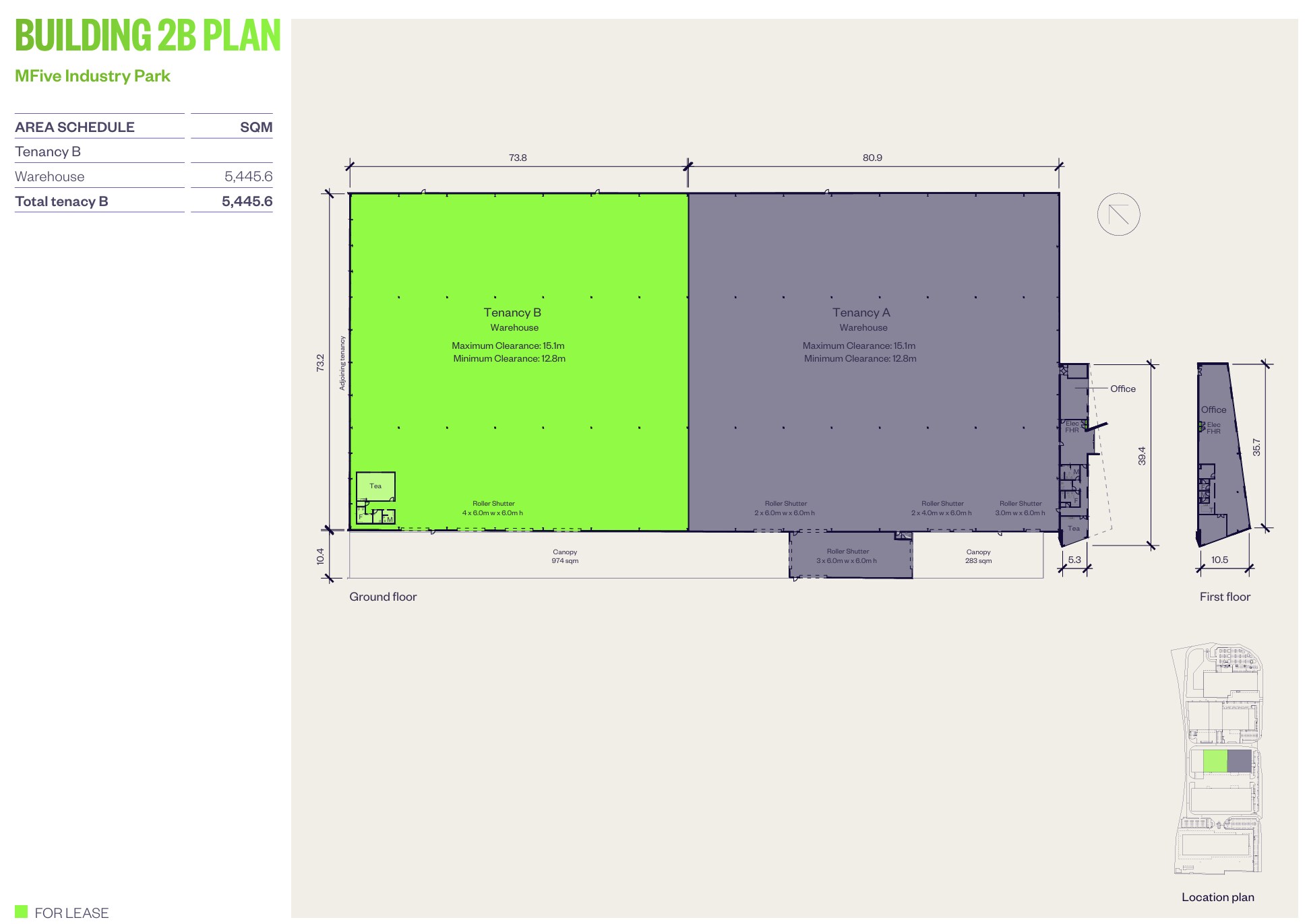 1 Moorebank Ave, Sydney for lease Floor Plan- Image 1 of 2